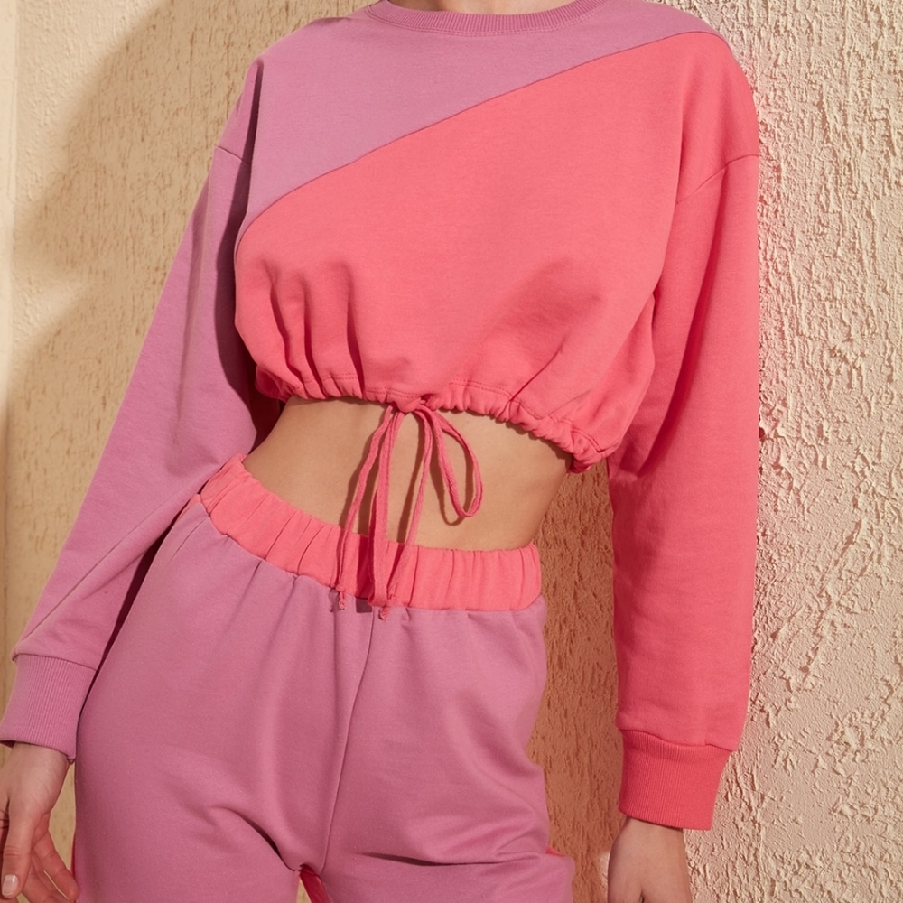 π Block crop orme sweatshirt - Picture 3 of 4